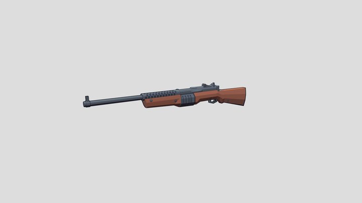 Johnson rifle 3D Model