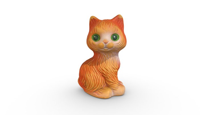 Rubber Kitten 3D Model