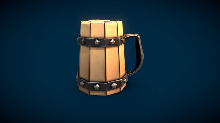 medieval mug 3D Model