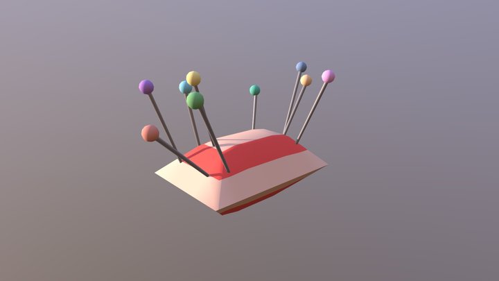 Needle Pillow 3D Model