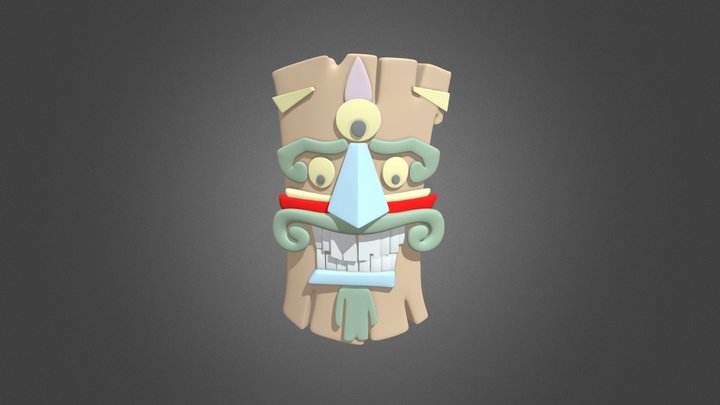Tiki Mask 3D Model