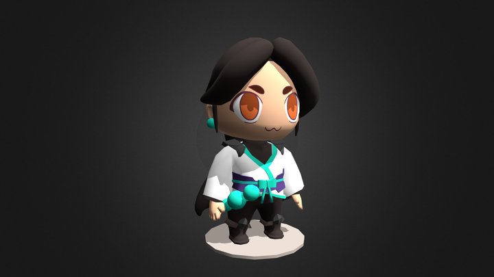 Chibi Sage 3D Model