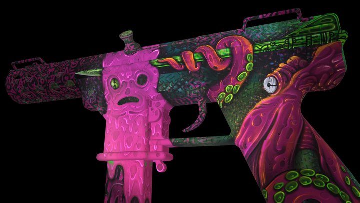 tec-9 3D Model