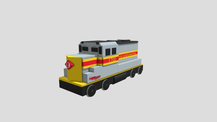 Collectible: Erie Lackawanna SD45 3D Model