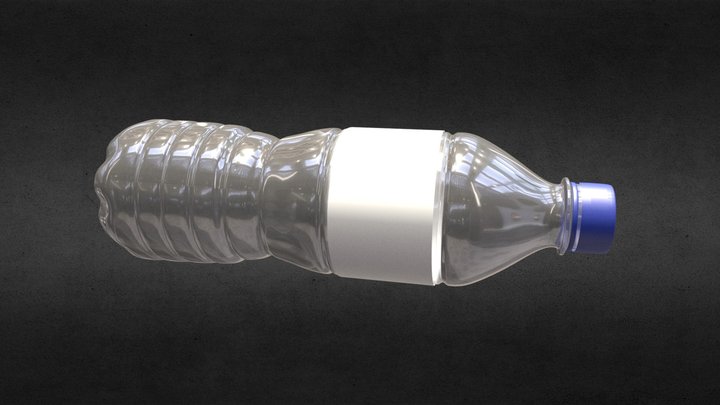 Plastic water bottle 3D Model