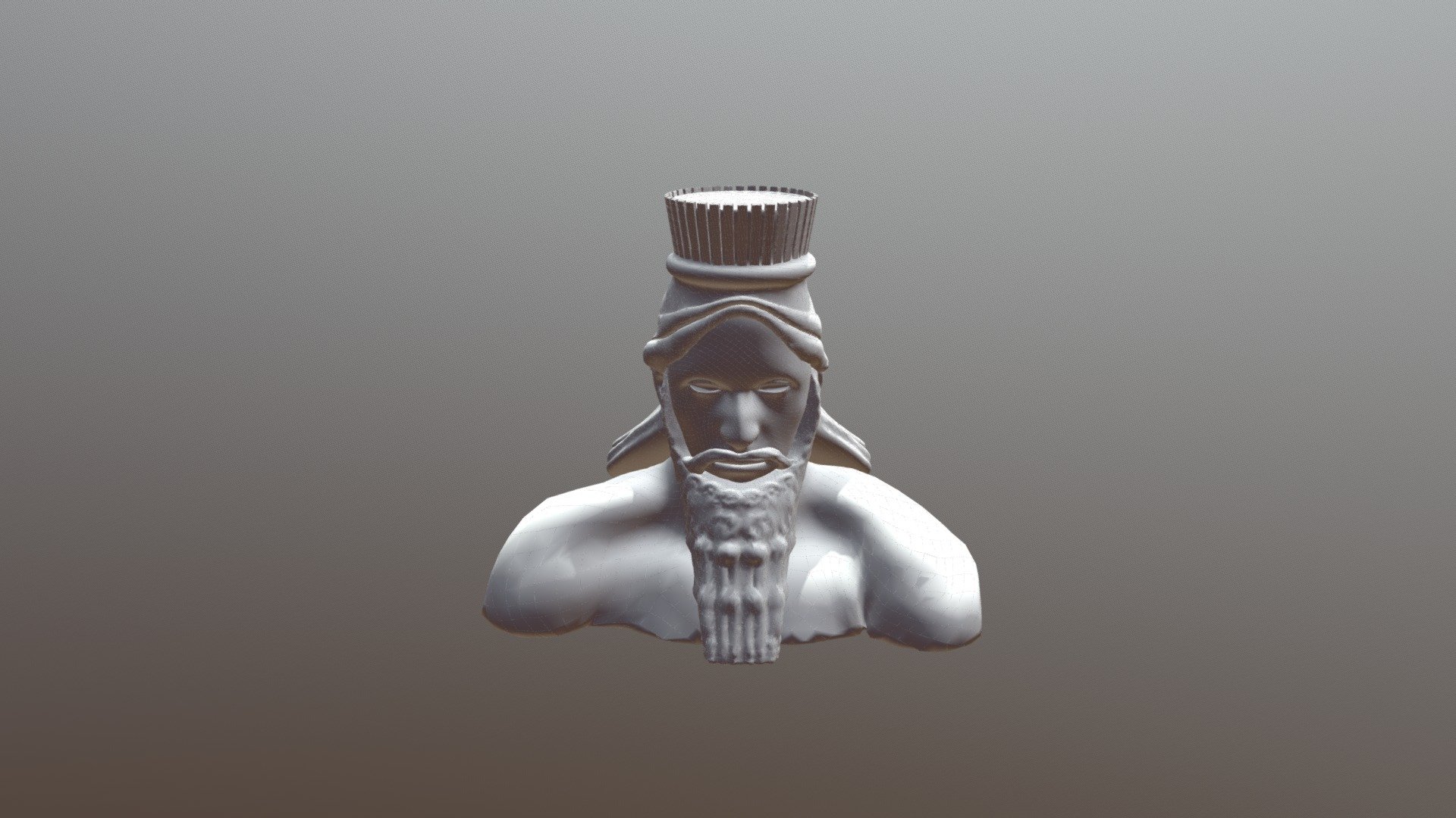 Nebuchadnezzar Bust, no colour