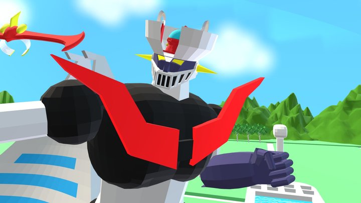 1131448007-丁世軒-無敵鐵金剛魔神Z與光子力研究所-Mazinger Z 3D Model