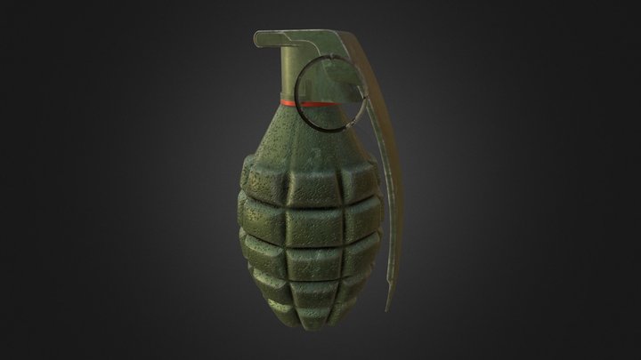 MK2 Grenade 3D Model