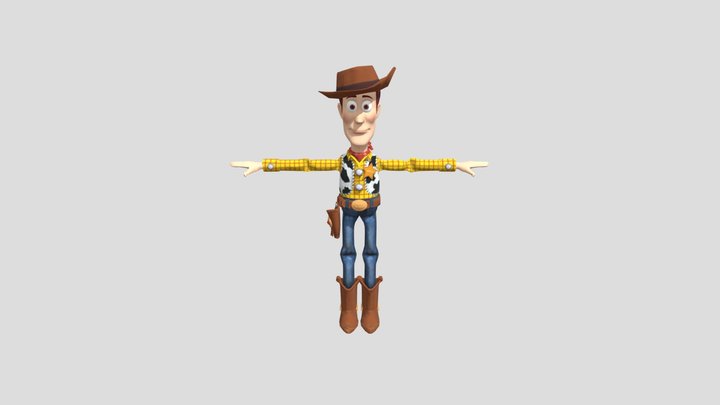 Woody If Pull String 3D Model