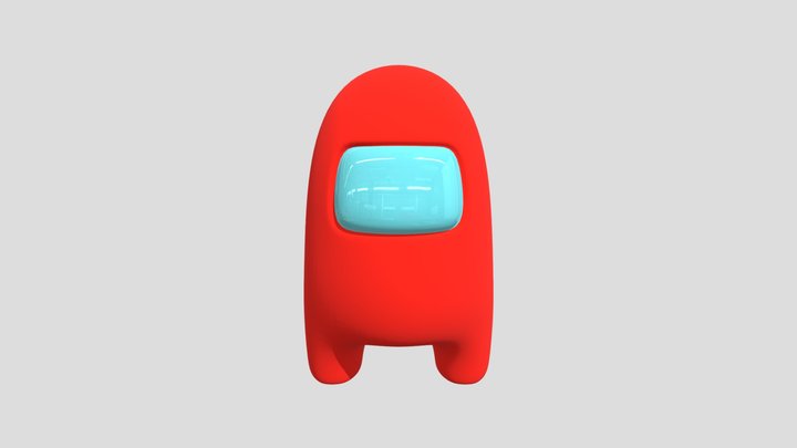 Among Us_red 3D Model