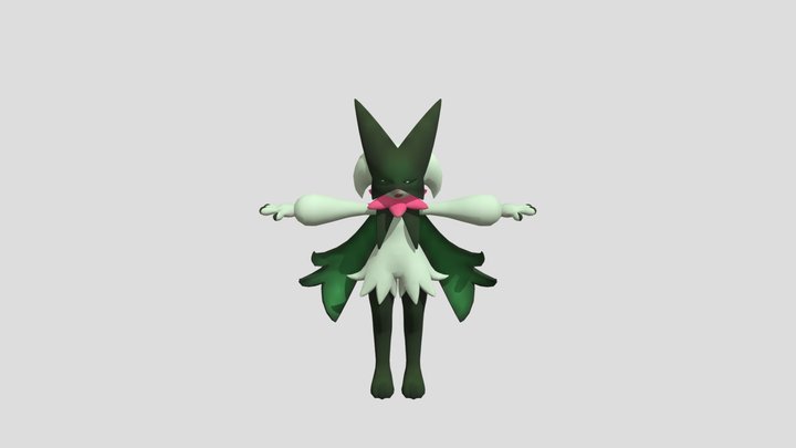 Pokemon - #0908 Meowscarada 3D Model