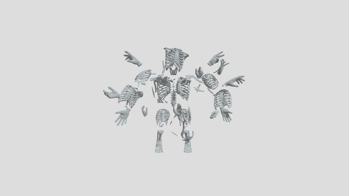 Neon Skeleton