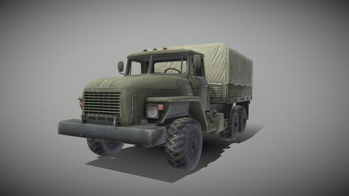 Ural 4320 3D Model