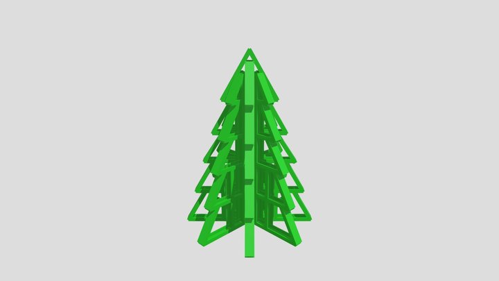 0025 - MULTIPERFIL - ÁRVORE DE NATAL 3D Model