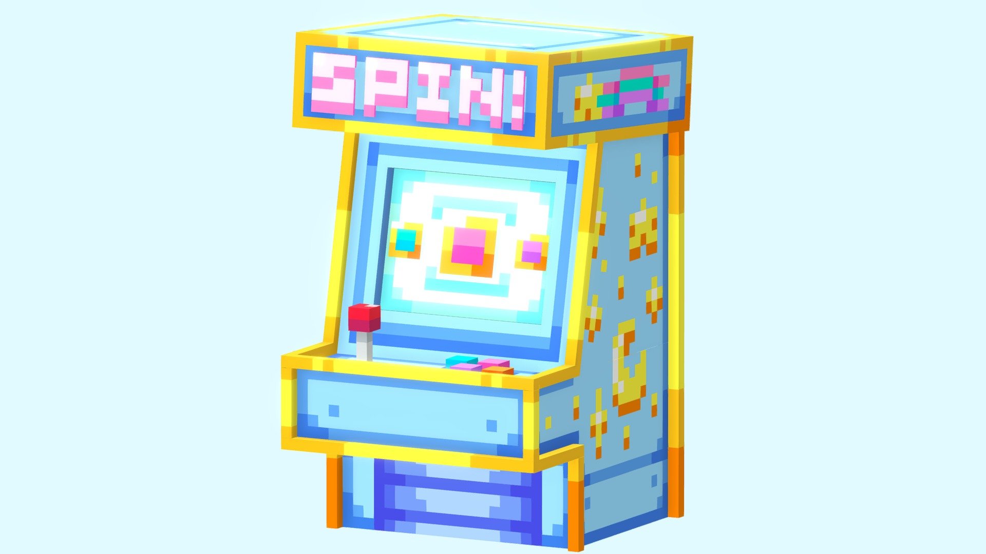Spin Arcade Machine [BlockéMon] - 3D model by talchao [f955daa] - Sketchfab