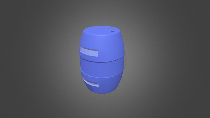 PlasticBarrel 3D Model