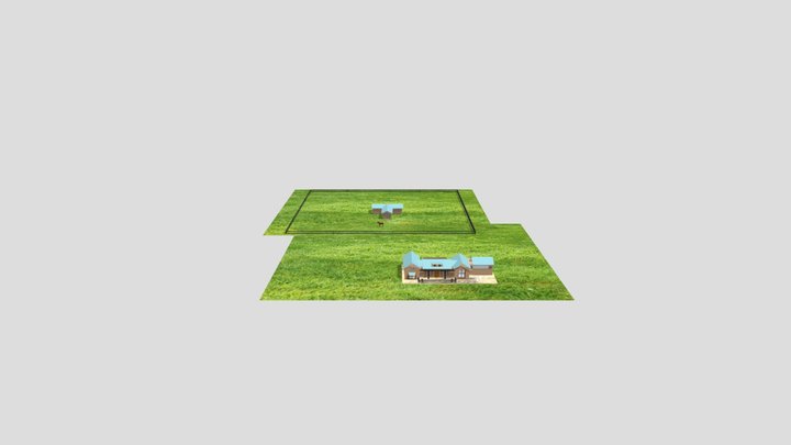 Ranch House 3D Model