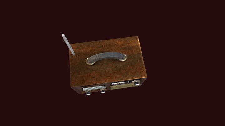 Radio 3D Model