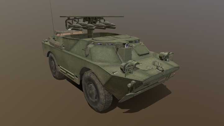 BRDM-2 9P133 – Modello 3D gratuito STL