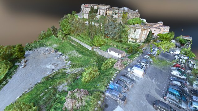 Gattières : levé topographique par drone 3D Model