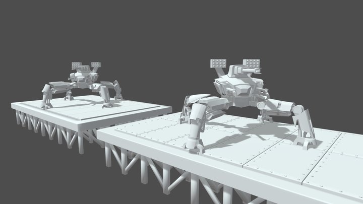 Mech Bodys Final 3D Model