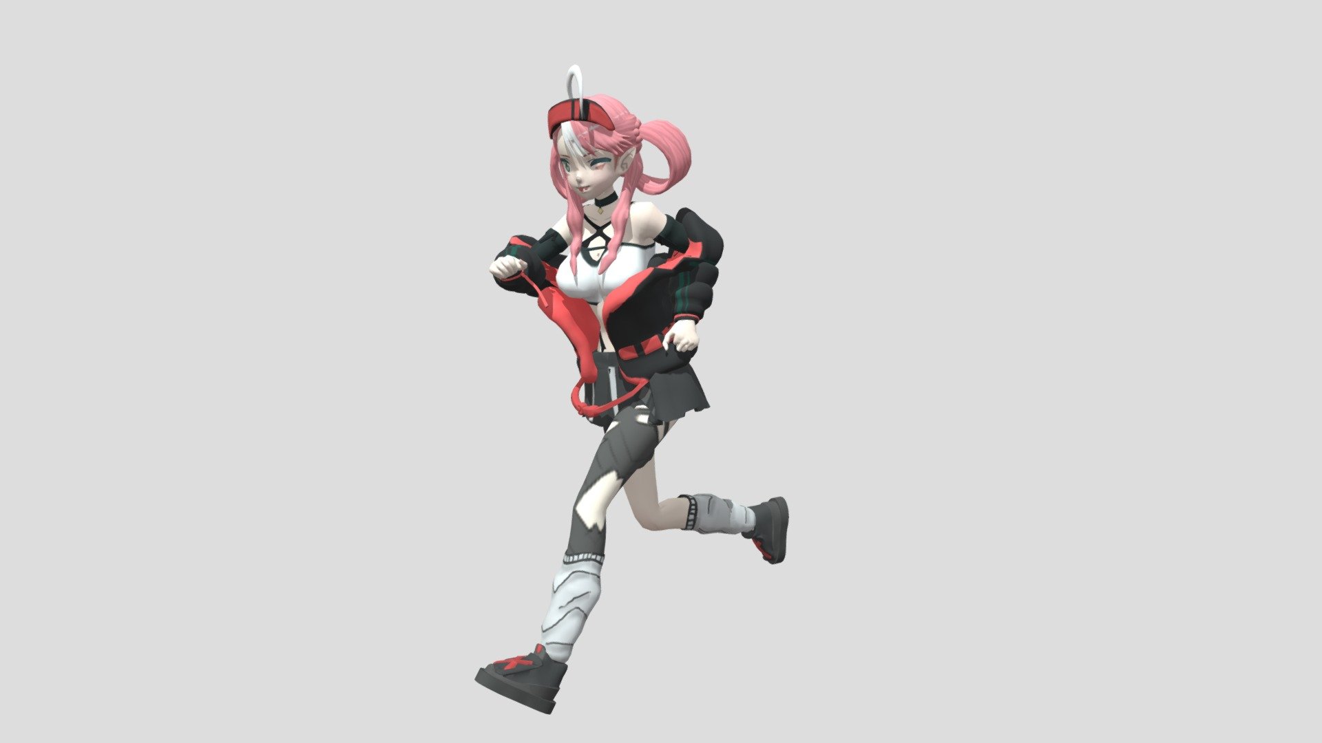 Anime Rigging Girls 1 3d Model By Kimheesung400 [f957a53] Sketchfab