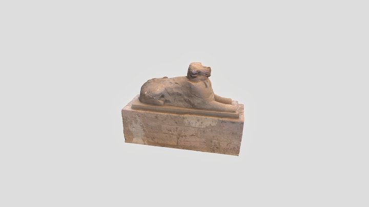 Sphinx Statue- Egypt, Karnak-Luxor Sphinx Avenue 3D Model