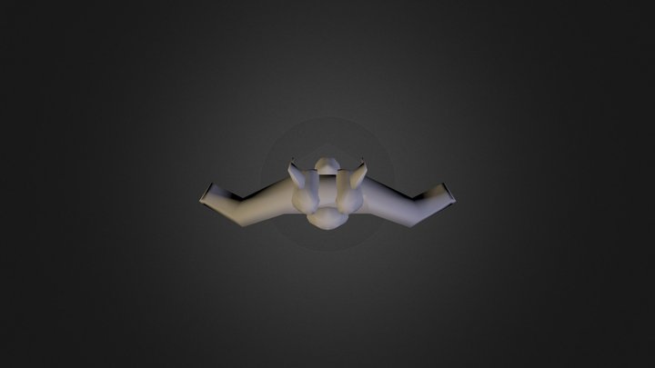 Stealth Fighter 2v2 3D Model