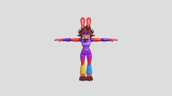 Glamrock Toxy 3D Model