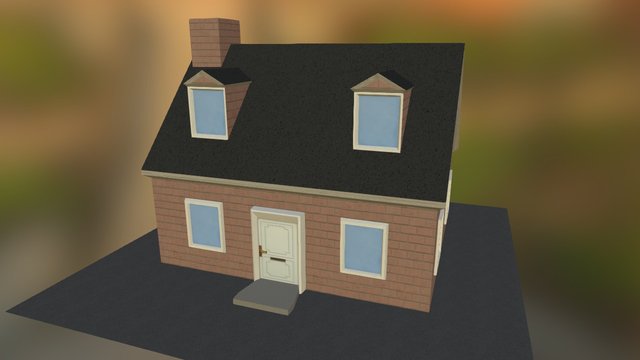 PBR House 3D Model
