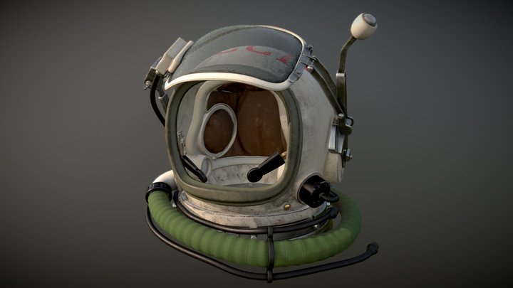 Cosmonaut Helmet Revisited 3D Model