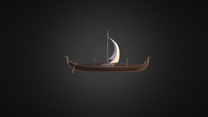 Drakkar 3D Model