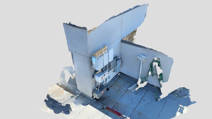 Belmont West Wall Interior & Exterior 3D Model