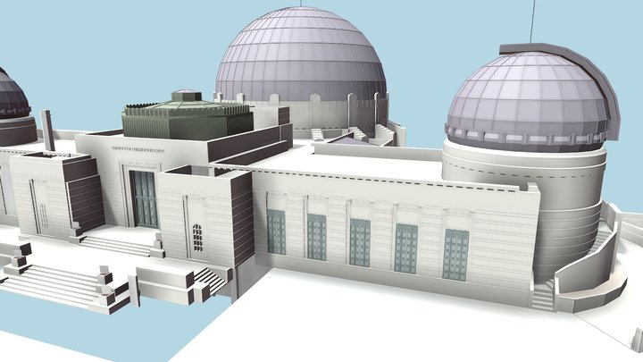 WIP Griffith Observatory, LA, California 3D Model