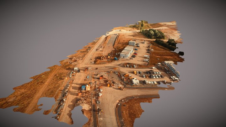 A5 Road Improvements 3D Model