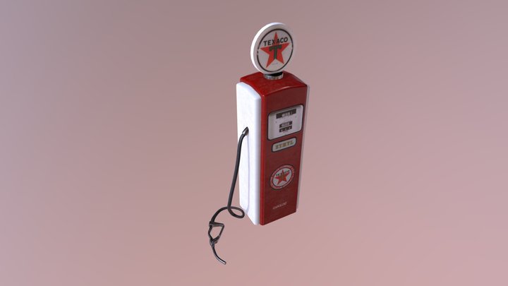 Gas Pump 3D Model