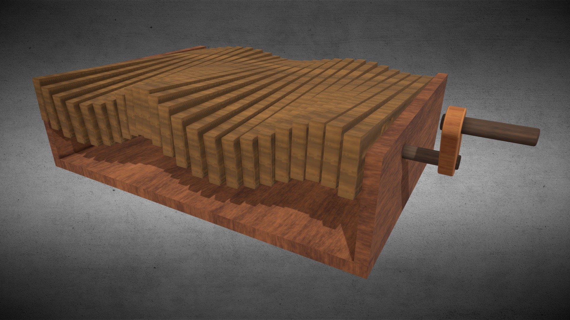 Sea Effect Mechanical Wooden Toy