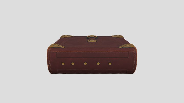 Free Fantasy Wizard Spellbook | Low Poly