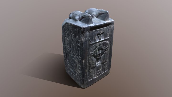 Estela Ofrendas al Dios Sobek 3D Model