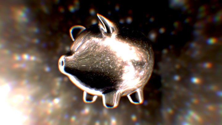 Guziec-świnia z Afryki 3D Model