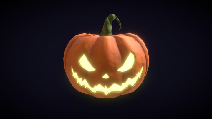Halloween Pumpkin 3D Model