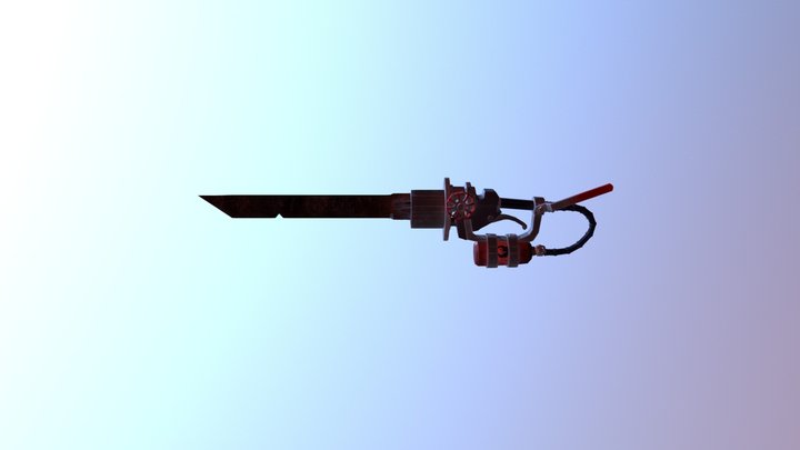 Gasoline Sword 3D Model