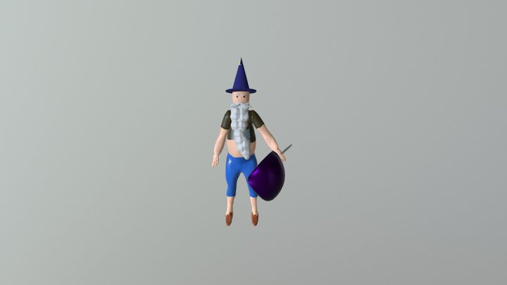 Hobo Magician (Action) 3D Model