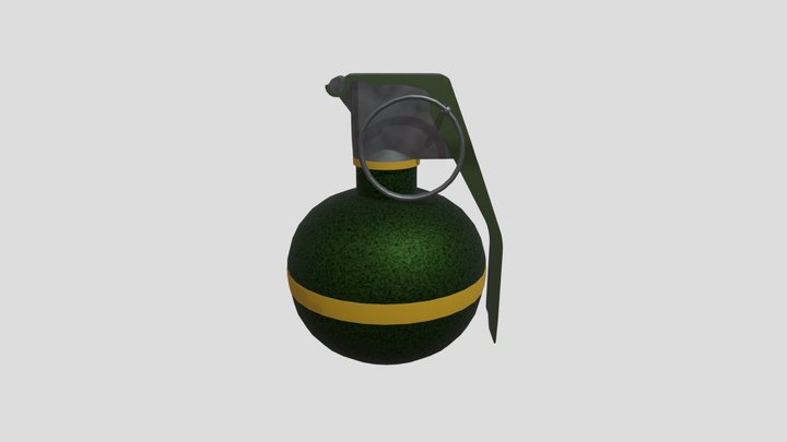 M67 Frag Grenade 3D Model