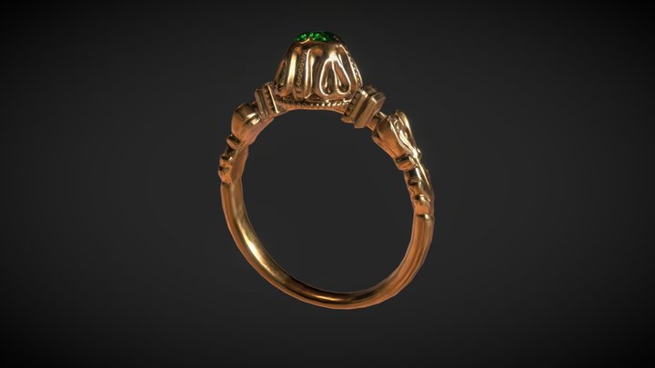 Gold Ring 3D Model