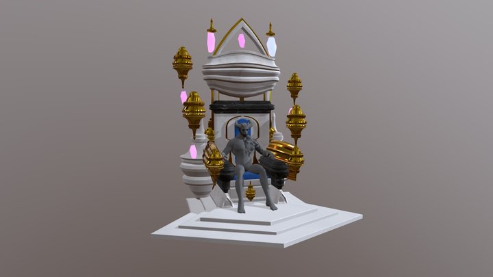 Concepto Trono Nviro 3D Model