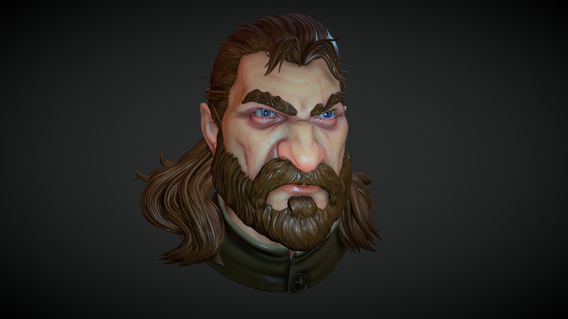 Viking Head - Assignment - Character Creation - Download Free 3D model ...