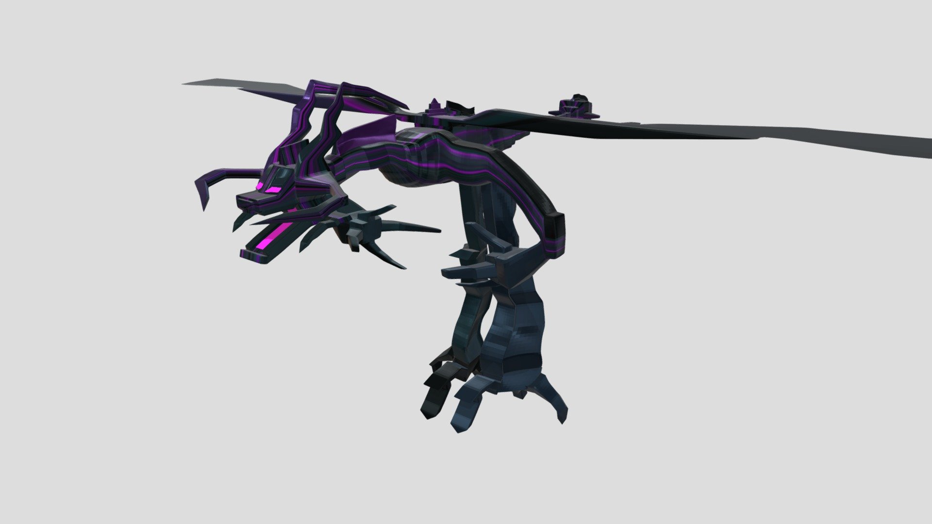 3d model minecraft ender dragon