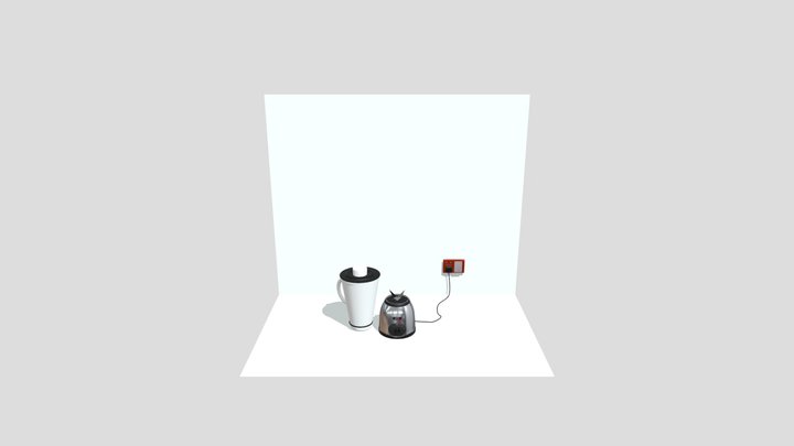 Electric Juicer Blender 3D Model