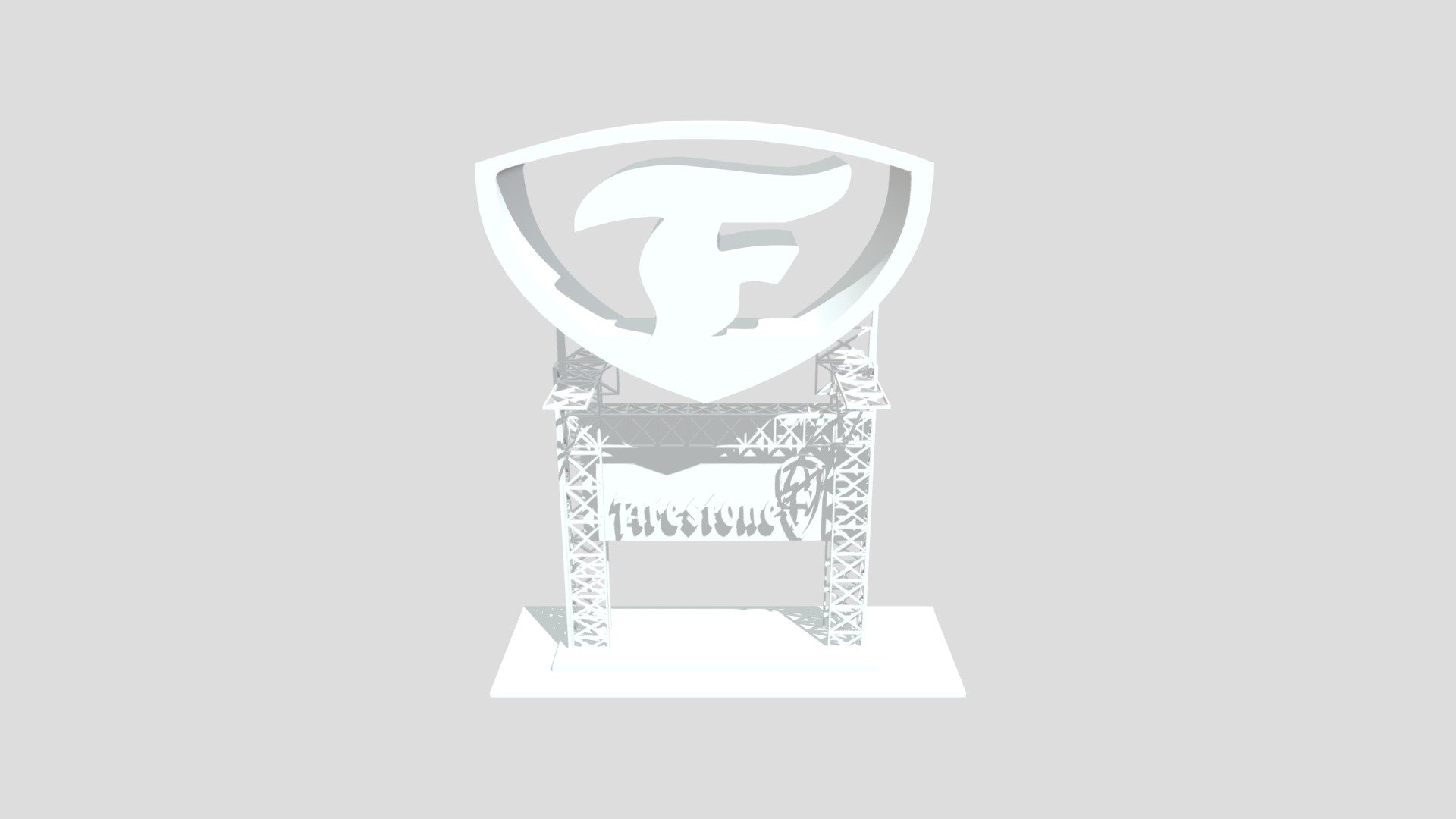 FIRESTONE ADVERTISING GANTRY